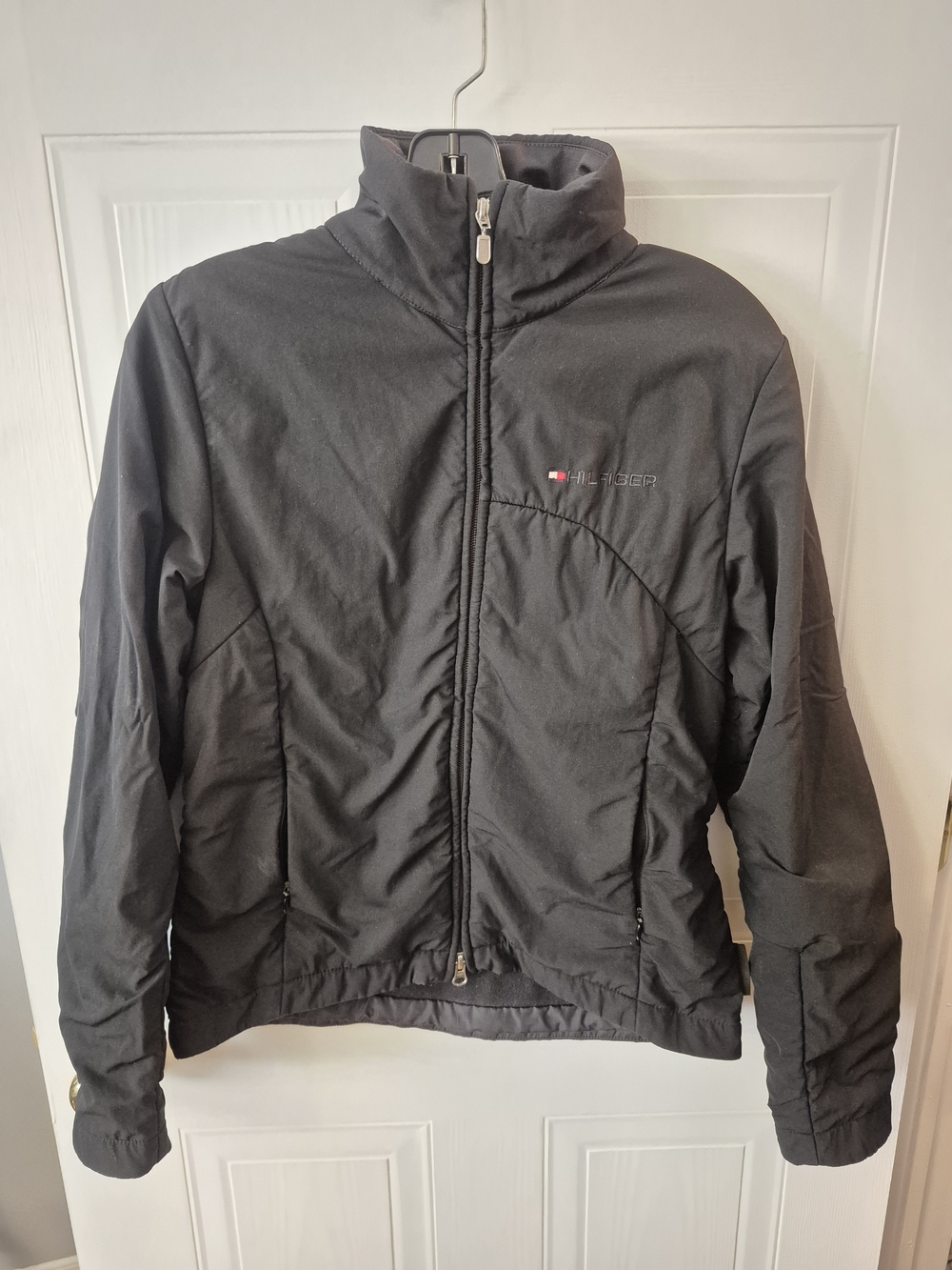 Tommy Hilfiger Men's Black Insulated Zip-Up Jacket